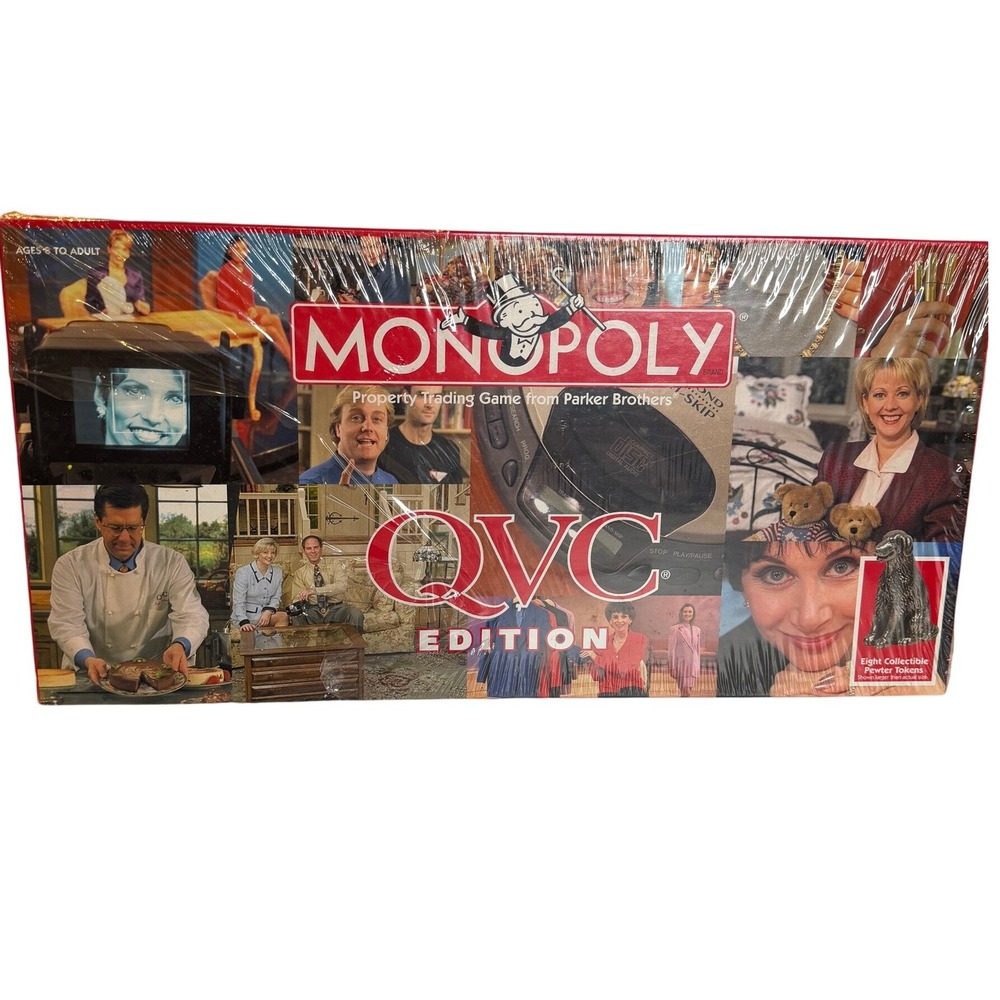 1999 Monopoly QVC Edition Board Game New Unused Vintage USAopoly QVC Shopping